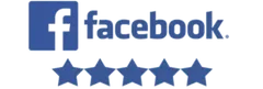 5 star facebook logo for Gilbert artificial turf & green reviews